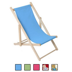 Cadeiras de praia para as crianas